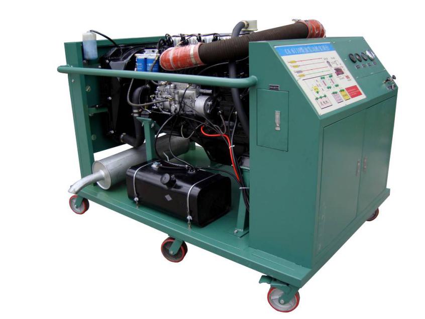 斯太爾WD615柴油發(fā)動機為基礎，可運行發(fā)動機，進行起動、加速、減速等工況的實踐操作，真實展示普通柴油發(fā)動機的組成結構和工作過程