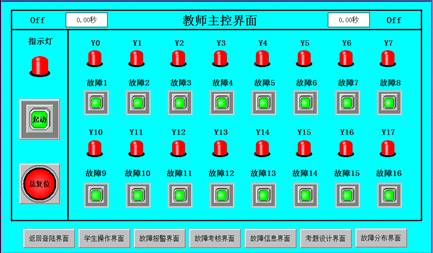 自動(dòng)扶梯實(shí)訓(xùn)設(shè)備操作界面